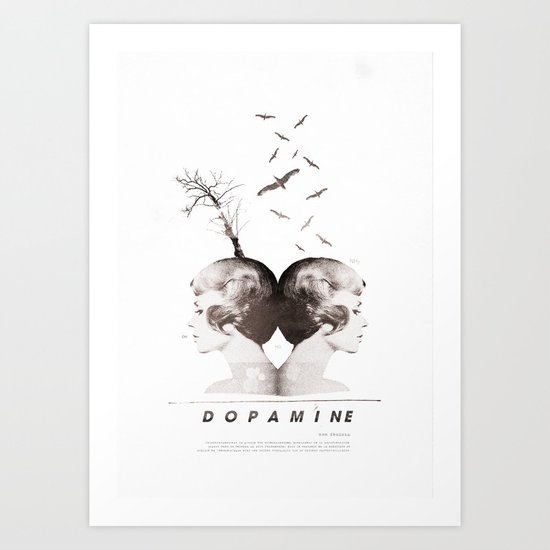 Dopamine | Collage Art Print