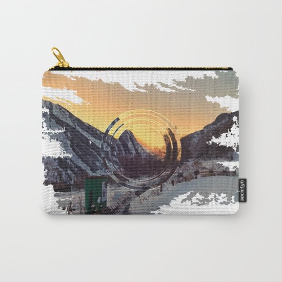 Mountains sunset Carry-All Pouch