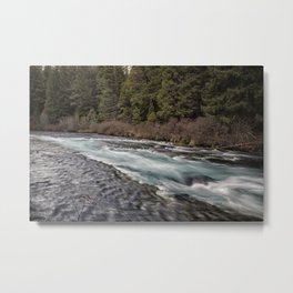 Metolius River near Wizard Falls Metal Print | Mountjefferson, Fineart, Cold, Flow, Oregon, Water, Belindagreb, Deschutes, Photo, Nationalforest 