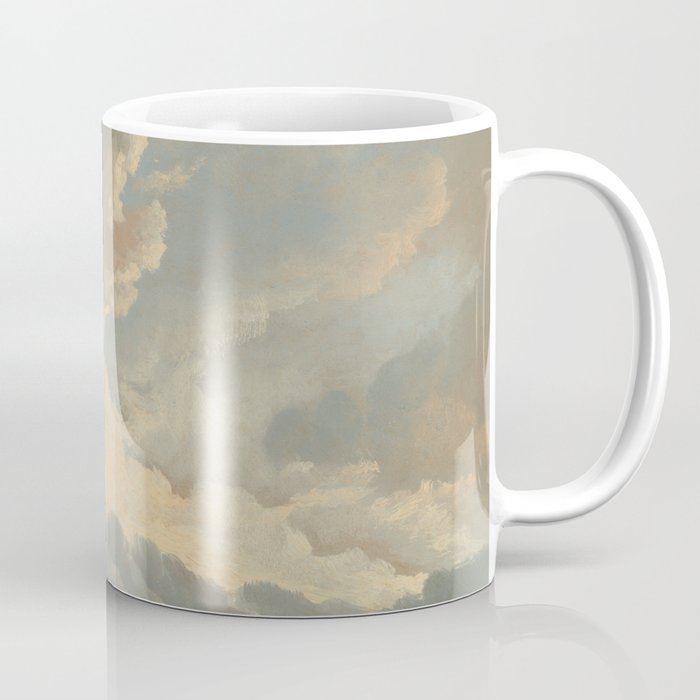 Study of Clouds with a Sunset near Rome, 1786 Coffee Mug