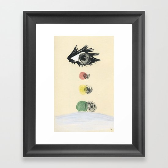stop, drop and roll Framed Art Print
