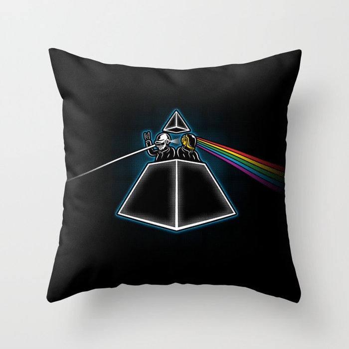 Daft Side of the Moon Throw Pillow