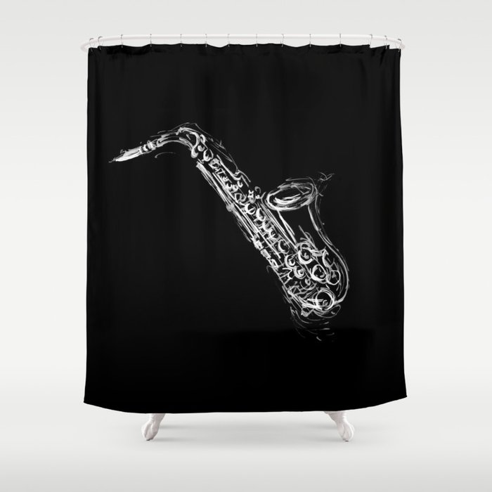 Alto Saxophone Shower Curtain