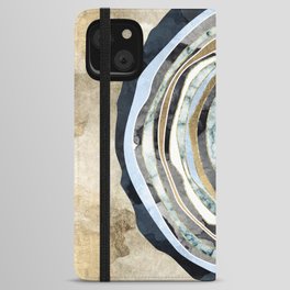 Wood Slice Abstract iPhone Wallet Case
