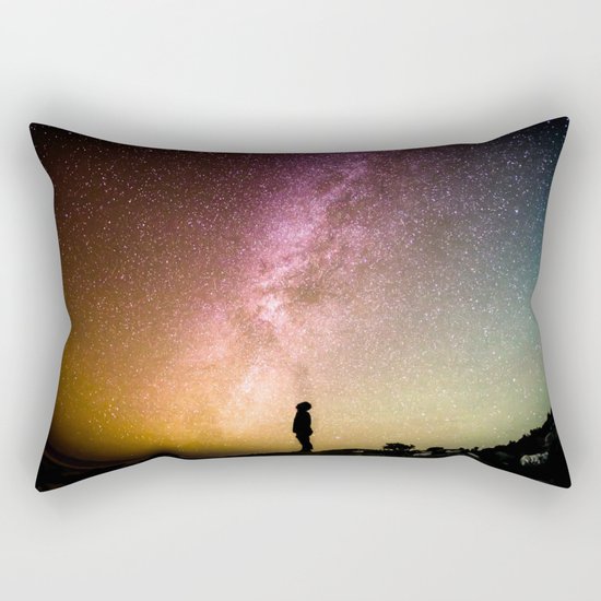 Under the sky Rectangular Pillow
