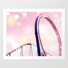 Roller Coaster 2 Art Print