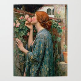 John William Waterhouse The Soul Of The Rose Poster