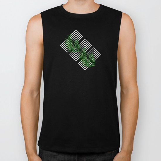 Geometries & Palms #society6 #decor #buyart Biker Tank