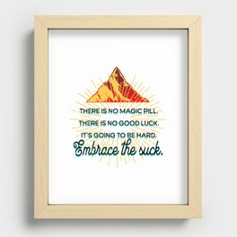 Embrace the Suck Recessed Framed Print