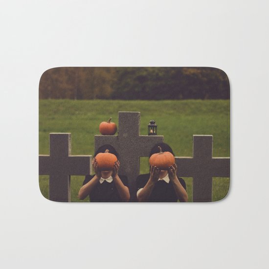 halloween graves Bath Mat