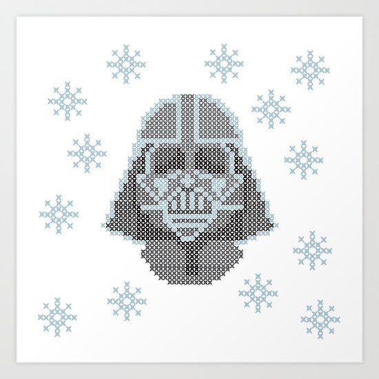 Merry Darth Vaderness Art Print