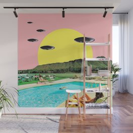 Invasion on vacation (UFO in Hawaii) Wall Mural