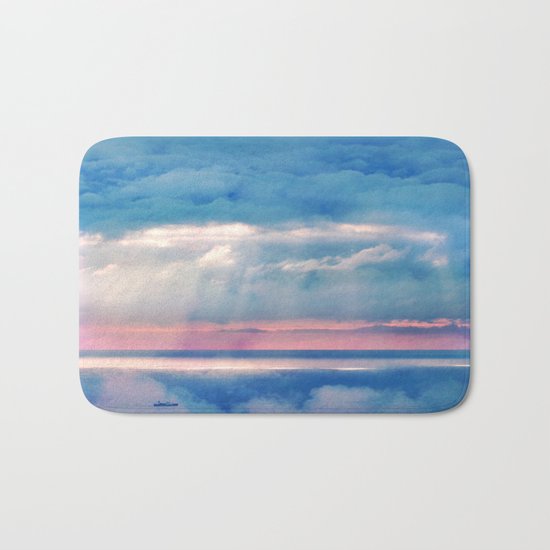Celestial light Bath Mat