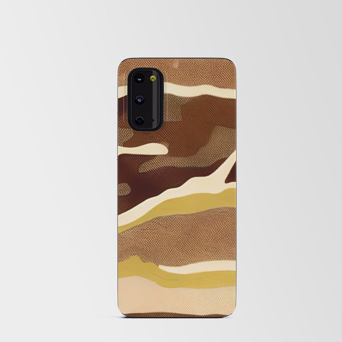 Desert halftone camo Android Card Case