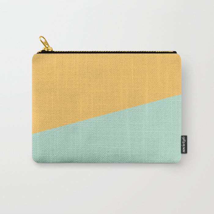 2COLOR | YELLOW + SEA FOAM Carry-All Pouch