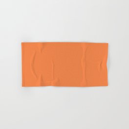 Crusted Salmon Orange Hand & Bath Towel