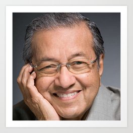 Dr Mahathir Mohamad Art Print