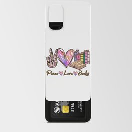 Peace Love Books Pretty Girly Android Card Case