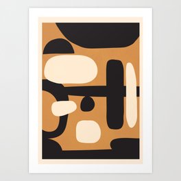 Abstract shapes in the skies 17 Art Print