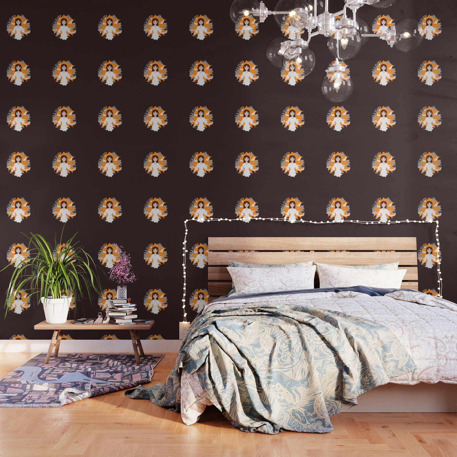 Eight By Iu X Suga Wallpaper By Dania Society6