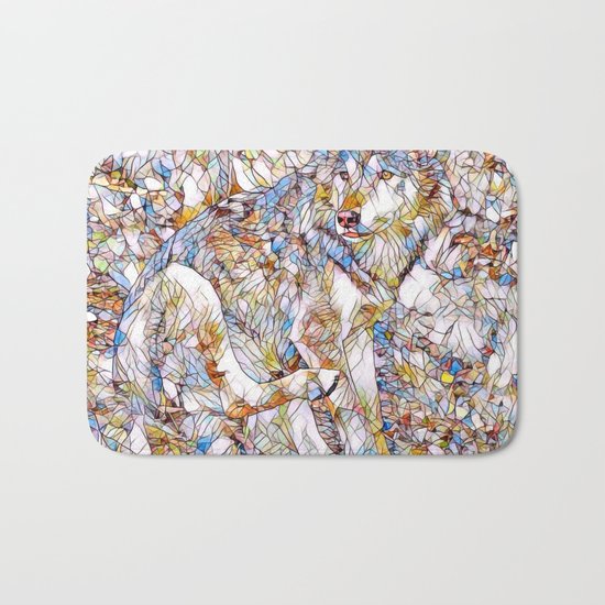 Animal ArtStudio 1216 Wolf Bath Mat