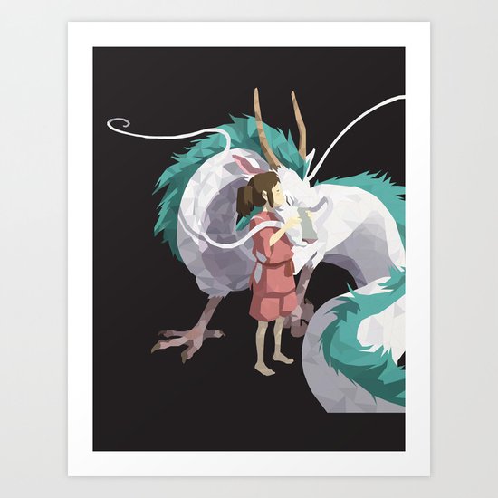 Spirited Away Art Print