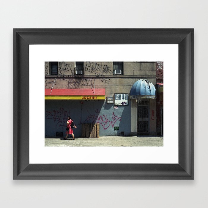 Chinatown New York City | 35mm Film Photography Framed Art Print