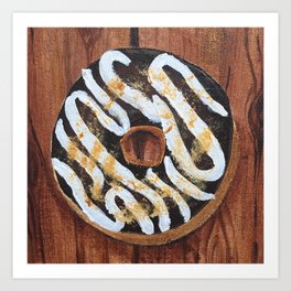 Smores Donut Art Print
