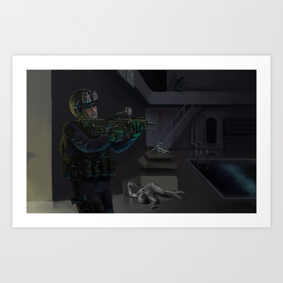 Extra Terrestrial Control Art Print