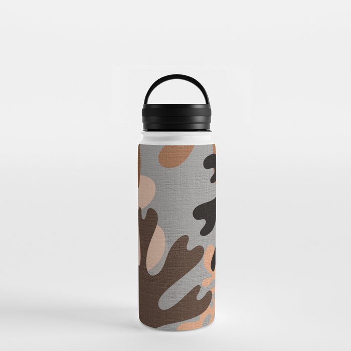 Touchstones - earthtone abstract Water Bottle