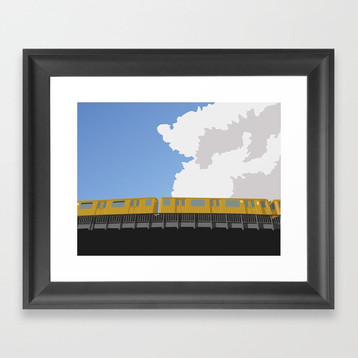 Travelling without moving. Framed Art Print