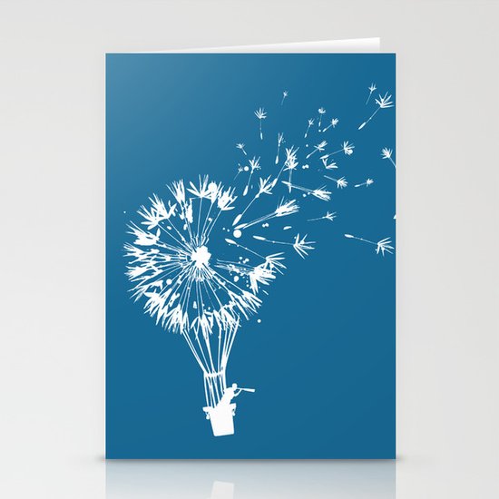 Going where the wind blows Stationery Cards