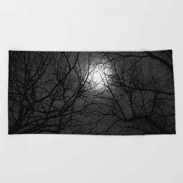 Heart and Lungs of the Night Sky Beach Towel