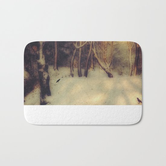 Winter Gold Bath Mat