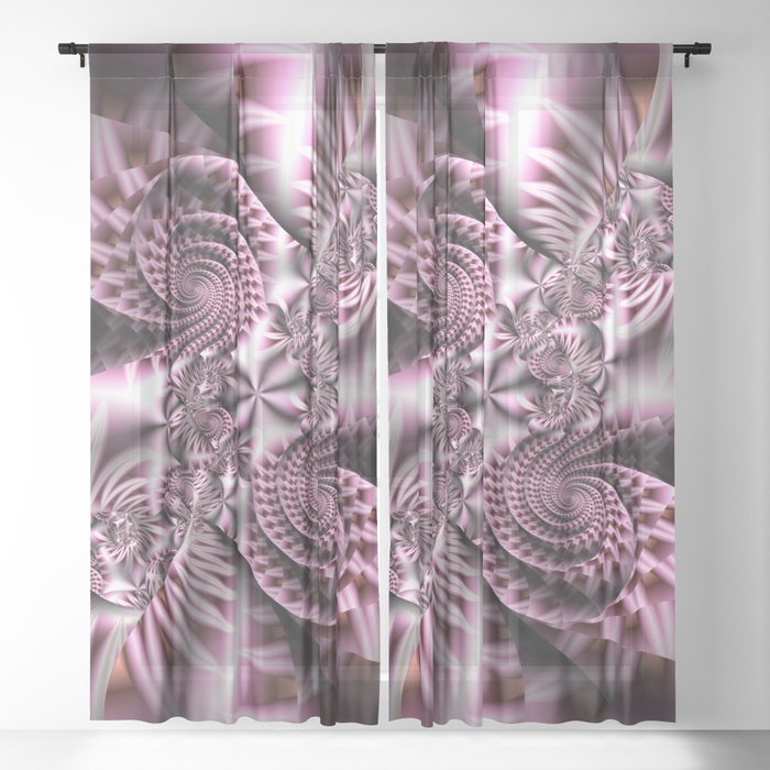 WHIRLING Sheer Curtain