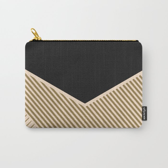 Geometric in line Carry-All Pouch