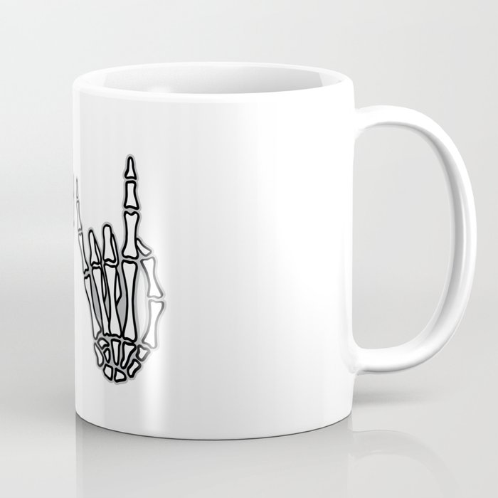 Skeleton hands, rock and roll sign Coffee Mug