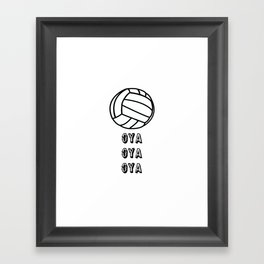 Volleyball Framed Art Print