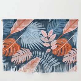 Tropical Bold Leaves Wall Hanging