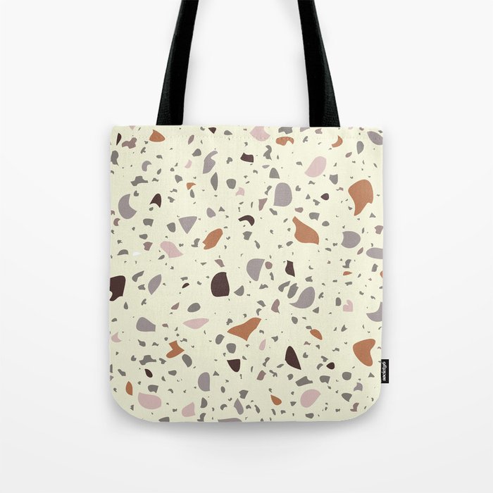 Elegant Colorful Terrazzo Pattern Tote Bag