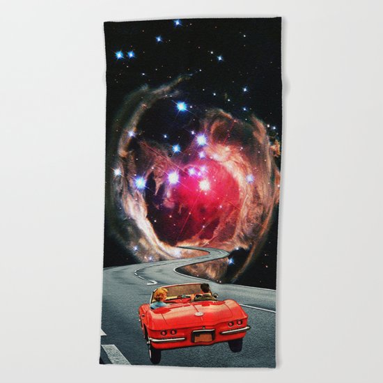 Naive Honeymooners Beach Towel