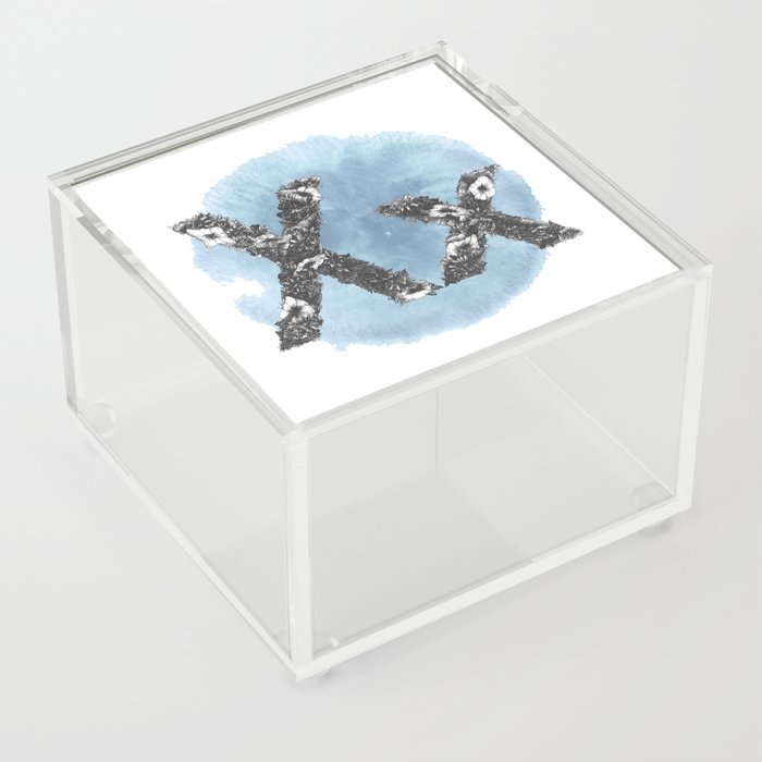 Xx Blue Acrylic Box