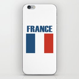 France Flag - French Lover Francophile iPhone Skin