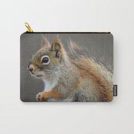 Beautiful Red Squirrel Portrait Carry-All Pouch
