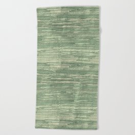 Old Market Textile Faded Green Beach Towel