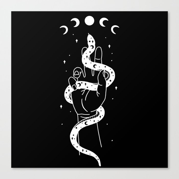 Celestial Snake Canvas Print
