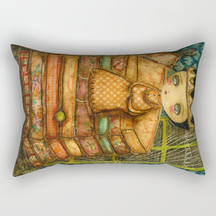 Sleepless Nights With The Princess And The Pea Rectangular Pillow