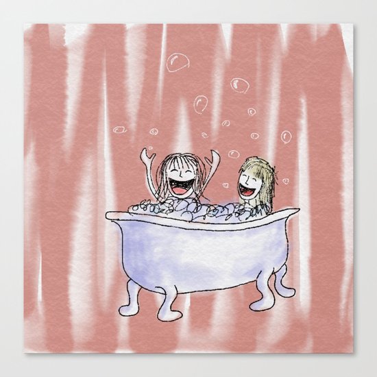 Bubble Bath Canvas Print