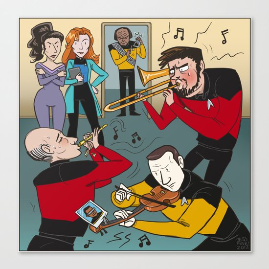 Star Trek Jam Band Canvas Print