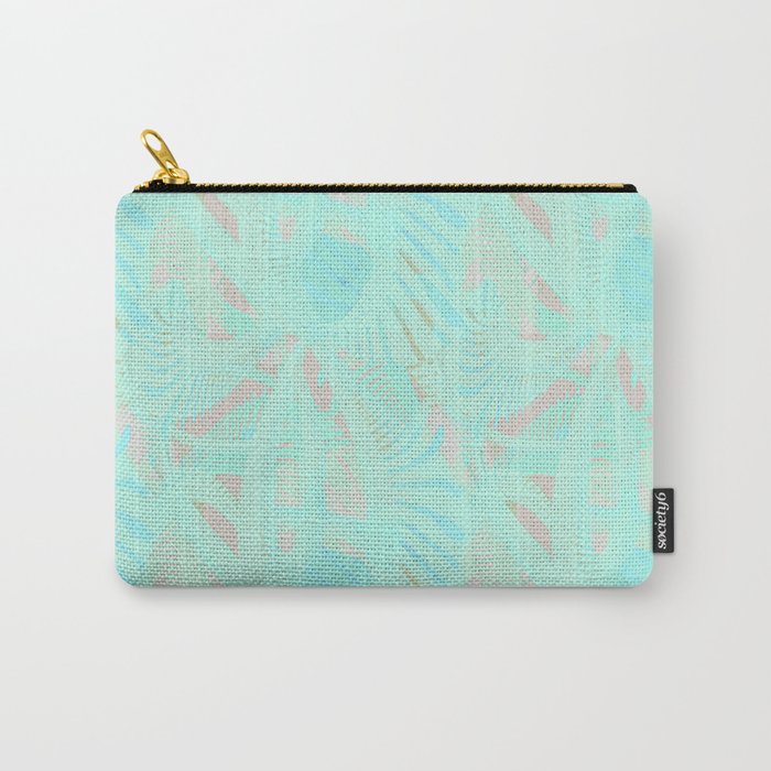 Swirling Palm Tropical Carry-All Pouch